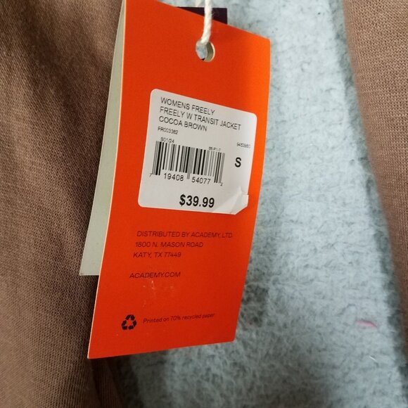 NEW Freely Transit Commuter Jacket Women's Small Belted Casual Travel Stretch - Picture 12 of 13